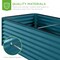 Best Choice Products 6x3x2ft Outdoor Metal Raised Garden Bed, Planter Box for Vegetables, Flowers, Herbs